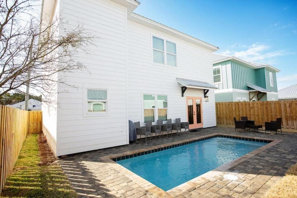 Coral Reef - Brand New Build, Pet Friendly, Private Pool! Sleeps 9! Villa Panama City Beach Exterior photo